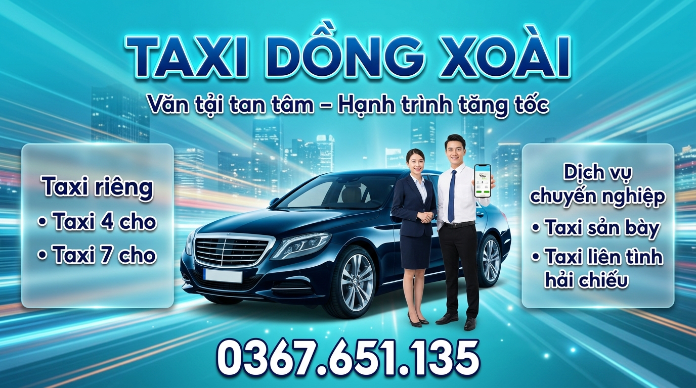 Taxi 4 chỗ Đồng Xoài